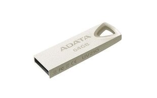 Флеш-накопитель A-data UV210 64GB, USB 2.0, Серебряный цена и информация | USB накопители | 220.lv