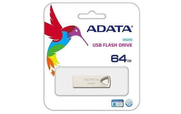 Adata UV210 64GB, USB 2.0 цена и информация | USB Atmiņas kartes | 220.lv