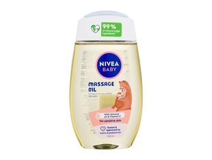 Masāžas eļļa Nivea Baby, 200ml cena un informācija | Bērnu kosmētika, līdzekļi jaunajām māmiņām | 220.lv