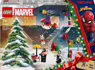 76293 LEGO® Marvel Zirnekļcilvēks 2024. gada Adventes kalendārs cena un informācija | Konstruktori | 220.lv