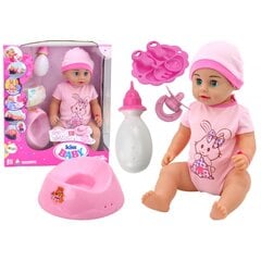 Lelle-mazulis ar aksesuāriem Lean Toys Kiss Baby cena un informācija | Rotaļlietas meitenēm | 220.lv