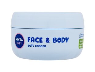 Ķermeņa krēms Nivea Baby Face & Body Soft Cream, 200ml cena un informācija | Bērnu kosmētika, līdzekļi jaunajām māmiņām | 220.lv