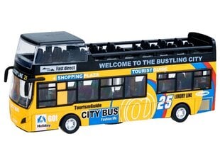 Rotaļu autobuss Die-Cast, dzeltens cena un informācija | Rotaļlietas zēniem | 220.lv