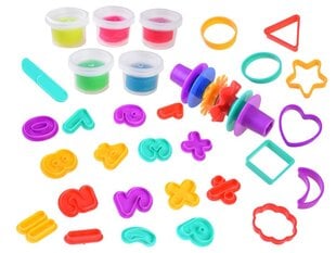 Plastilīna komplekts ar veidnēm цена и информация | Развивающие игрушки | 220.lv