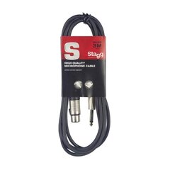 Audio kabelis XLR/jack (f/m) Stagg SMC3XP, 3 m cena un informācija | Kabeļi un vadi | 220.lv