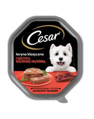 Cesar ar liellopu gaļu un aknām, 14x150 g cena un informācija | Konservi suņiem | 220.lv