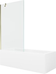 Vanna Mexen Cubik ar apdari un stikla sienu, 170x70 cm + 100 cm cena un informācija | Vannas | 220.lv