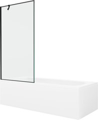 Vanna Mexen Vega ar apdari un stikla sienu, 150x70 cm + 90 cm cena un informācija | Vannas | 220.lv