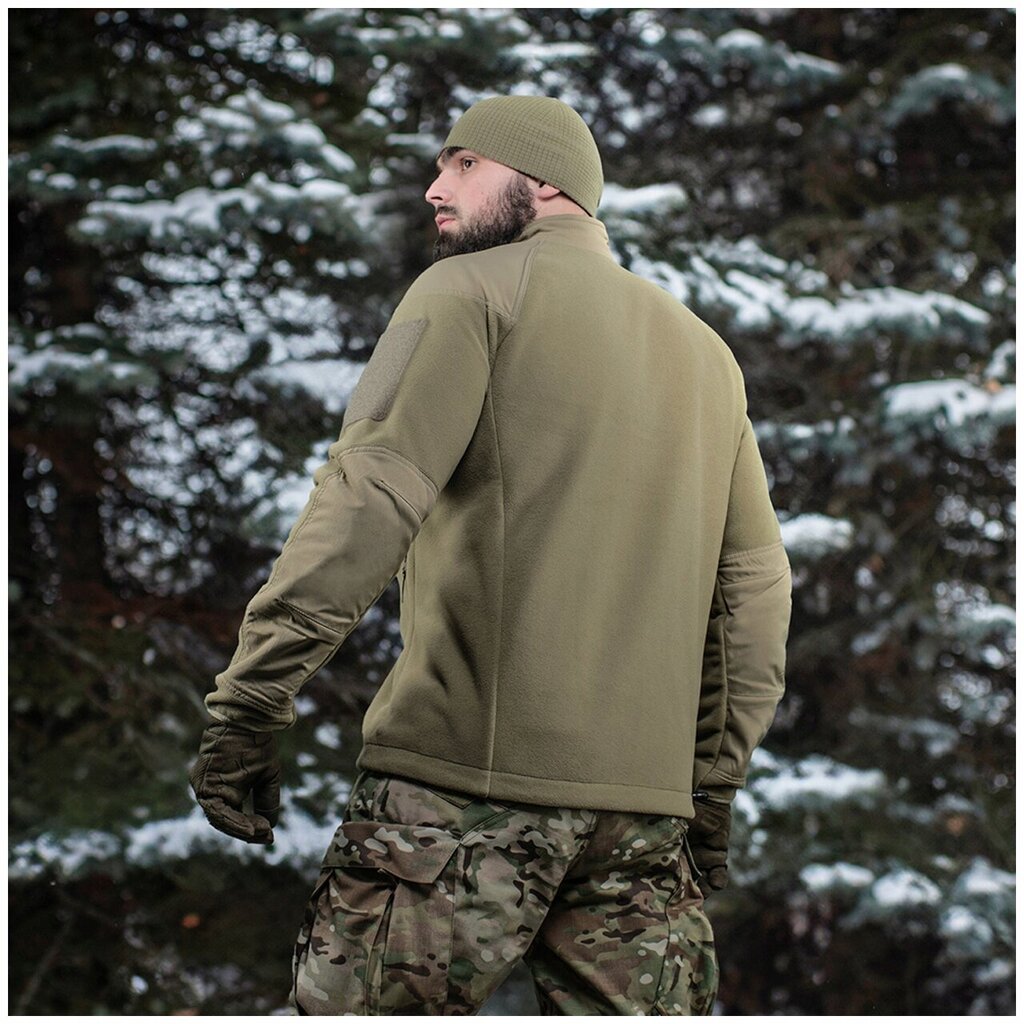 Vīriešu jaka, M-Tac, Combat Fleece Polartec, Tan cena un informācija | Vīriešu virsjakas | 220.lv