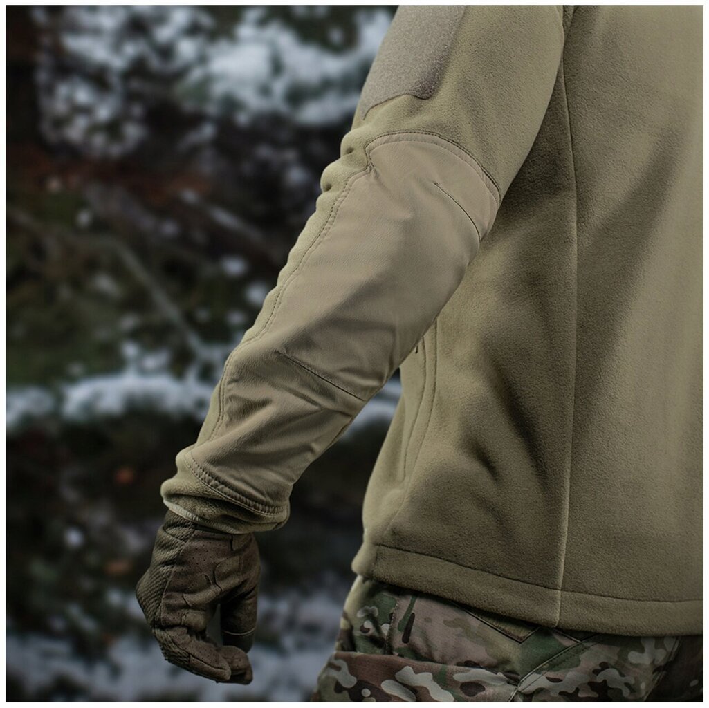 Vīriešu jaka, M-Tac, Combat Fleece Polartec, Tan cena un informācija | Vīriešu virsjakas | 220.lv