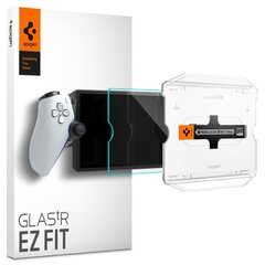 SPIGEN GLAS.TR "EZ FIT" RŪDĪTS STIKLS SONY PLAYSTATION PORTAL CAURSPĪDĪGS cena un informācija | Ekrāna aizsargstikli | 220.lv