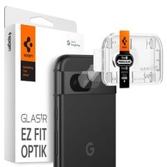 SPIGEN OPTIK.TR "EZ FIT" KAMERAS AIZSARGS 2 GAB. GOOGLE PIXEL 8A CAURSPĪDĪGS cena un informācija | Ekrāna aizsargstikli | 220.lv