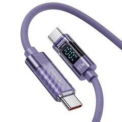 Кабель для быстрой зарядки Toocki USB C - USB C 100 Вт цена и информация | Кабели для телефонов | 220.lv