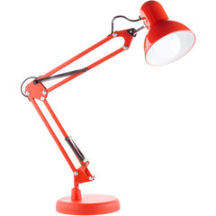 Galda zīmēšanas galda lampa E27 TOBI Red Lumiled + galda turētājs цена и информация | Потолочные светильники | 220.lv