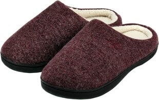 CONOPU Ziemas siltās čības, Fuchsia White, 42/43 EU cena un informācija | Vīriešu iešļūcenes, čības, sandales | 220.lv