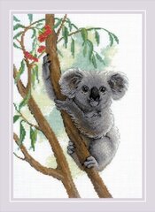 Krustdūrienu komplekts Cute Koala 21x30 RIOL2082 cena un informācija | Izšūšanas piederumi | 220.lv