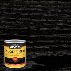 Eļļas traips kokam, Minwax, Wood Finish, 236ml, True Black cena un informācija | Grunts, špaktelis | 220.lv