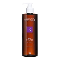 Для всех видов волос System4 3 Mild Shampoo 500 ml цена и информация | Шампуни | 220.lv