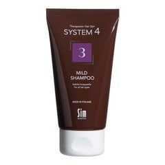 Для всех видов волос System4 3 Mild Shampoo 75 ml цена и информация | Шампуни | 220.lv