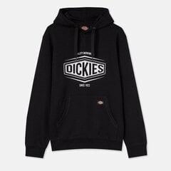 Dickies svīteris ar kapuci Rockfield vīriešiem, DK0A4XTW-BLK1, melns cena un informācija | Vīriešu jakas | 220.lv