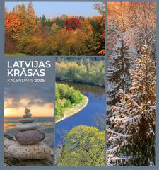 Kalendārs 2025. Latvijas krāsas cena un informācija | Kalendāri, piezīmju grāmatas | 220.lv