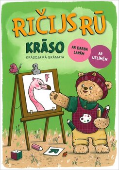 Ričijs Rū krāso. Krāsojamā grāmata cena un informācija | Krāsojamās grāmatas | 220.lv