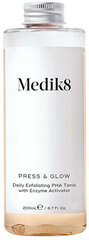 Sejas tonika papildinājums Medik8 Press & Glow, 200 ml cena un informācija | Sejas ādas kopšana | 220.lv