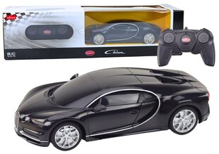 Машина на дистанционном управлении Bugatti Veyron Chiron 1:24, черная цена и информация | Игрушки для мальчиков | 220.lv