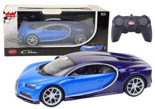 Bugatti Veyron Chiron 1:14 tālvadības pults, zils cena un informācija | Rotaļlietas zēniem | 220.lv