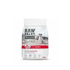 Raw Paleo Ultra mazo šķirņu kucēniem, ar liellopu gaļu, 750 g cena un informācija | Sausā barība suņiem | 220.lv