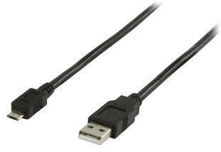 USB 2.0 A savienotājs - USB Micro B savienotājs cena un informācija | Savienotājkabeļi | 220.lv