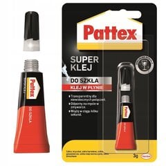 Pattex superlīme stiklam šķidrā veidā 3g цена и информация | Клей | 220.lv