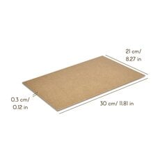 10 x A4 MDF loksnes Creative Deco 300 x 210 x 3 mm Koka paneļi, modelēšana, pirogrāfija cena un informācija | Skrūvgrieži, urbjmašīnas | 220.lv