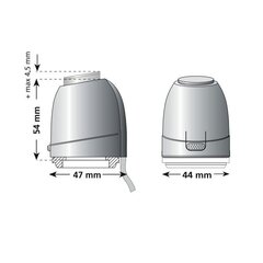 Термоэлектрический привод (актуатор) LK Systems NC 24V AC цена и информация | Принадлежности для отопительного оборудования | 220.lv