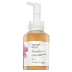 Simply Zen Restructure In Sublime Oil eļļa ļoti sausiem un bojātiem matiem 100 ml cena un informācija | Matu veidošanas līdzekļi | 220.lv