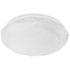 Plafond LED lampas GLORY 12W 4000K IP44 White Round DIAMOND 26cm LUMILED LED lampas ar apgaismojumu цена и информация | Уличное освещение | 220.lv