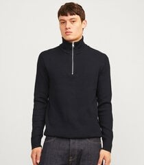 Jack & Jones vīriešu džemperis 12257773*01, melns 5715602110280 cena un informācija | Vīriešu džemperi | 220.lv