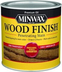 Eļļas traips kokam, Minwax, Wood Finish, 236ml, Early American cena un informācija | Grunts, špaktelis | 220.lv