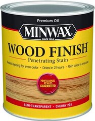 Eļļas traips kokam, Minwax, Wood Finish, 236ml, Cherry cena un informācija | Grunts, špaktelis  | 220.lv