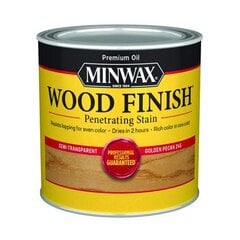 Eļļas traips kokam, Minwax, Wood Finish, 946ml, Golden Pecan cena un informācija | Grunts, špaktelis  | 220.lv