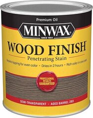 Eļļas traips kokam, Minwax, Wood Finish, 946ml, Aged Barrel cena un informācija | Grunts, špaktelis  | 220.lv