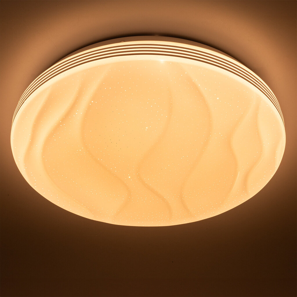 Plafond LED Virsmas gaisma VIRTUS 24W 38,5 cm CCT + tālvadības pults LUMILED cena un informācija | Griestu lampas | 220.lv