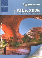 Large Format Atlas 2025 USA - Canada - Mexico (A3-Paperback): Map cena un informācija | Ceļojumu apraksti, ceļveži | 220.lv