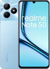 Realme Note 50 4G 3GB/64GB Dual Sim Blue cena un informācija | Mobilie telefoni | 220.lv