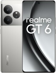 Realme GT6 5G 12/256GB Fluid Silver cena un informācija | Mobilie telefoni | 220.lv