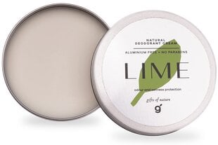 Dabīgs krēmveida dezodorants Lime Greenum, 50 g cena un informācija | Dezodoranti | 220.lv