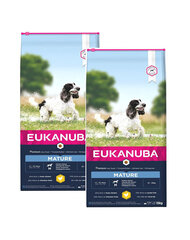 Eukanuba Thriving Mature Medium Breed с птицей, 30 кг цена и информация | Сухой корм для собак | 220.lv