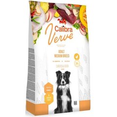 Calibra Dog Verve GF Adult Medium Chicken&Duck ar mājputnu gaļu, 12 kg cena un informācija | Sausā barība suņiem | 220.lv