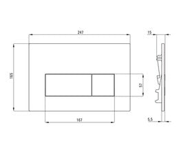 Potinkinis WC komplektas Deante Peonia 6in1, CDETDZPW, Anthracite/Titanium цена и информация | Унитазы | 220.lv