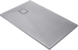 Granitinis dušo padėklas Deante Correo, Metallic grey, 90x70 cm цена и информация | Душевые поддоны | 220.lv